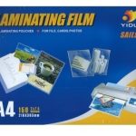 The BRAINWARE YIDU A4 Laminating Pouch X100