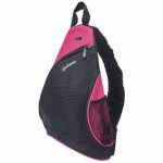 Manhattan Dashpack - Lightweight, Sling-style Carrier for Most Tablets and Ultrabooks up to 12", Black/Pink