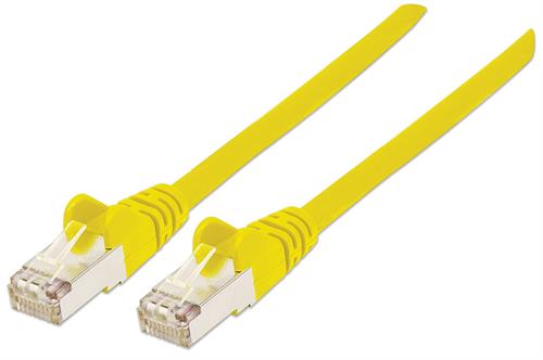 Intellinet Network Cable, CAT6, CU, S/FTP - RJ45 Male / RJ45 Male, 0.5M, Yellow