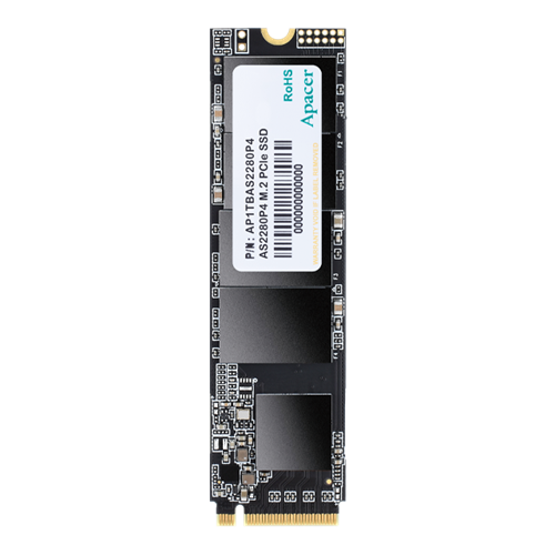 Apacer AS2280P4 512GB M.2 PCIe Gen3 NVMe SSD