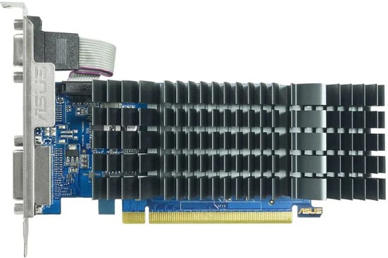 The ASUS GeForce GT 710 2GB DDR3 EVO graphics