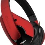 OBlanc Shell NC3 2.1 channel Headphones Red and Black