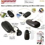 Promate Ovally.White 5200mah Portable Back