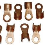 Solarix Non Insulated Copper Battery Cable Lug 35